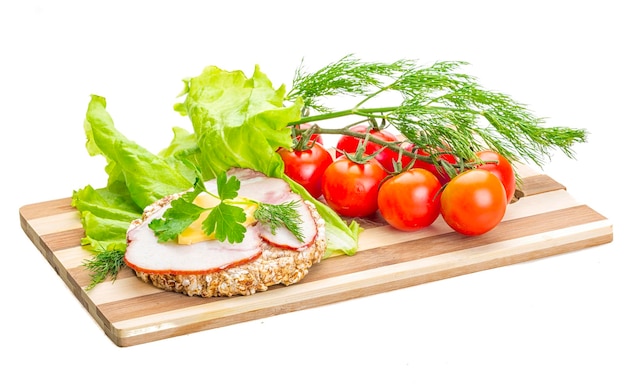 Talarki warzyw na desce